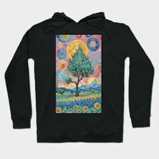 Sunflowers under Starry Skies: Van Gogh's Eternal Symphony Hoodie